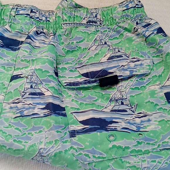 Vineyard Vines green navy fishboats size men M with elastic waist & drawstring - Picture 7 of 8